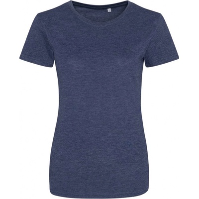 Dámské tričko TRI-BLEND Just Ts námořnická modrá žíhaná