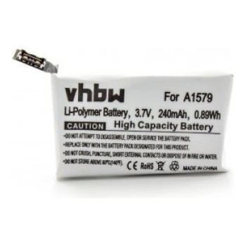 VHBW Батерия за Apple Watch 1, 42 mm, 246 mAh (800116140)