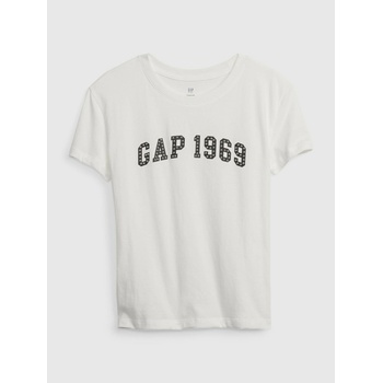 GAP Детска риза с логото на GAP GAP | Byal | Момичешки | 104/110