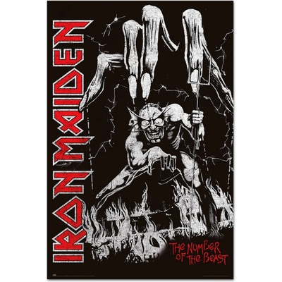 NNM постер iron maiden - number of the beast- gpe5704