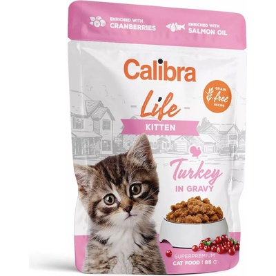 Calibra Cat Life Kitten Турция в сос 85 г