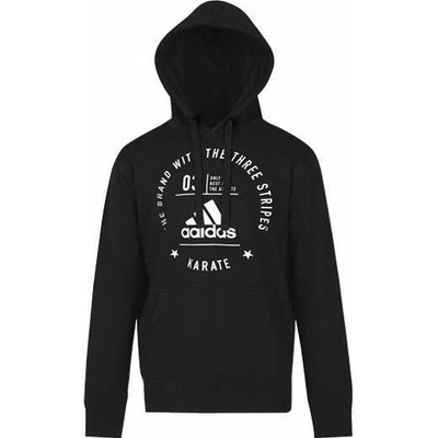 adidas Karate mikina s kapucňou Čierna-Biela