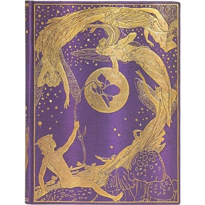 Paperblanks Тефтер Violet Fairy, Ultra, широки редове, твърд (1570180740)