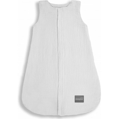 Sleepee Obojstranný ľahký mušelínový spací vak Light Grey 0 4 mesiace S