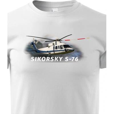Dětské tričko Sikorsky S-76 BíláCanvas Dětské tričko Bezvatriko.cz 3241