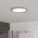 EGLO 901764 - LED таванно осветително тяло за баня FUEVA LED/14, 2W/230V pr. 27, 8cm IP44 хром (EG901764)