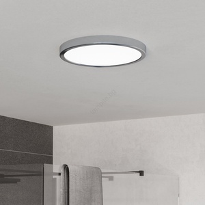 EGLO 901764 - LED таванно осветително тяло за баня FUEVA LED/14, 2W/230V pr. 27, 8cm IP44 хром (EG901764)