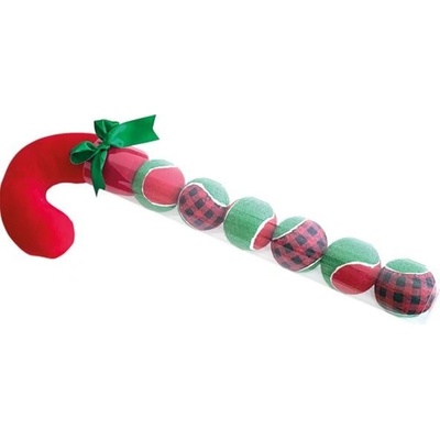 Nobby tenis vánočné míčky 6,5 cm 6 ks