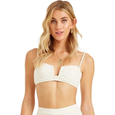 Billabong Peeky Days Square Wire bikini top - Beige (Salt Crystal)