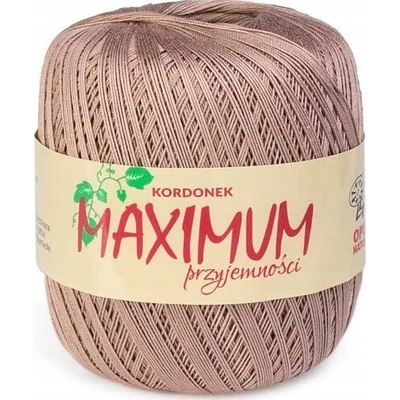 Háčkovacia Priadza MAXIMUM Opus Natura bavlna 100 g 565 m 1783 kakaový