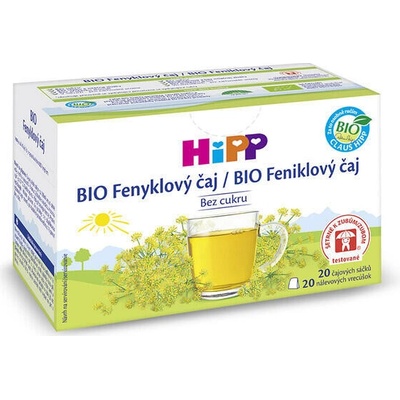 HiPP ČAJ SÁČK.BIO Fenyklový čaj 20 x 1,5 g