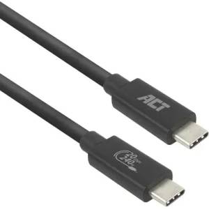 ACT Кабел USB-C - USB-C, 2 м / USB4, 20Gbps, 240W, сертифициран USB-IF (AC7432) - xtreme