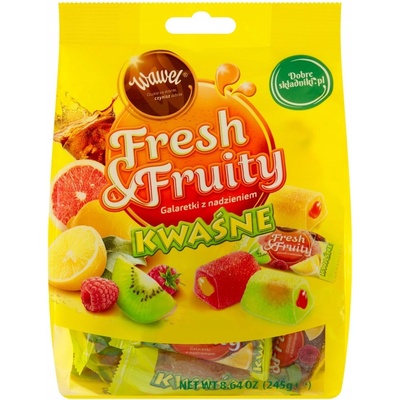 Wawel Fresh Fruity Želé s kyselou náplní 245 g