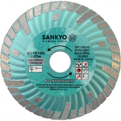 Sankyo diamantový kotúč 125 mm SD-FE125