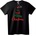 NOONEBRAND Тениска Пожелаваме весела Коледа - 2XL, Black