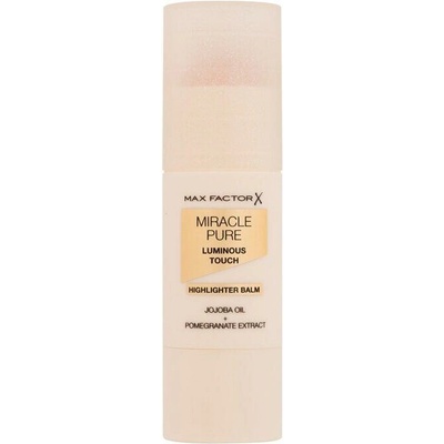 Max Factor Miracle Pure Luminous Touch Highlighter Balm krémový rozjasňovač v tyčince 10 Soft Pearl 6 g