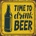 Ceduľa Time To Drink Beer