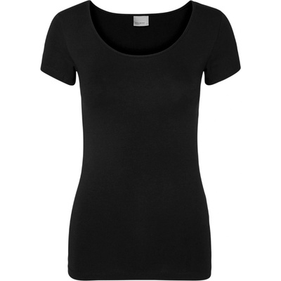 Vero Moda BASIC TRIČKO DÁMSKÉ ČERNÉ