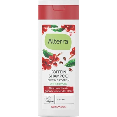 Alterra Naturkosmetik šampon s kofeinem a biotinem 200 ml
