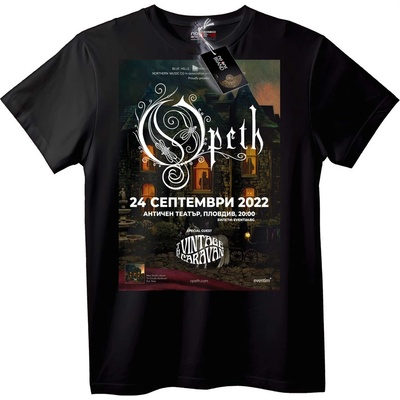 NOONEBRAND Тениска Opeth Концерт 2022 - 2XL, Black