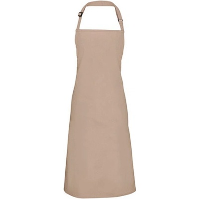 Premier Workwear Klasická zástera za krk PR150 Latte Pantone 7530 72 x 86 cm