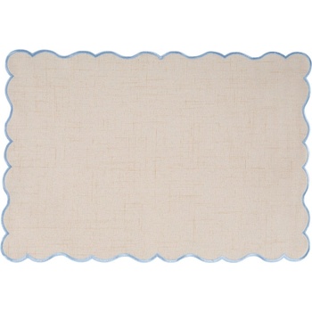 Tiseco Home Studio Подложка за хранене със смес от лен 30x43 cm Noura - Tiseco Home Studio (9654BLUE)