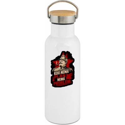 123TRIKO termoska Kdo nemá plán, vtipný potisk 500 ml