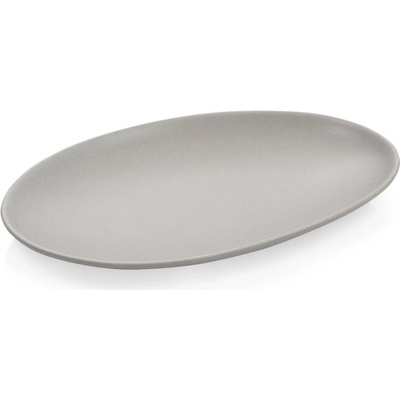 FANCY HOME Talíř servírovací Stones 25 cm šedý