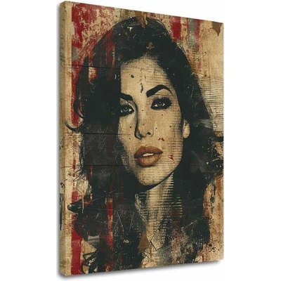 Obraz Amy Winehouse - Hlboký pohľad duše | dokončené rukou umelca - 80x120 cm