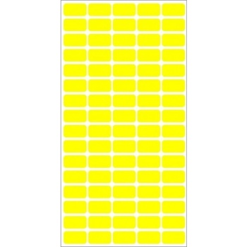 Image 1 of Fleks-Ko Етикети за цени Fleks-Ko, размер 22x12mm, 800бр, жълти (OK5516)