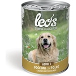 Gemon Monge Leo’s Chunks with Chicken - Adult - Пълноценна мокра храна за кучета в зряла възраст с пилешко месо, 415 гр