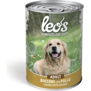 Gemon Monge Leo’s Chunks with Chicken - Adult - Пълноценна мокра храна за кучета в зряла възраст с пилешко месо, 415 гр