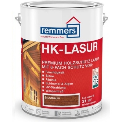 Remmers HK Lasur 5 l silbergrau