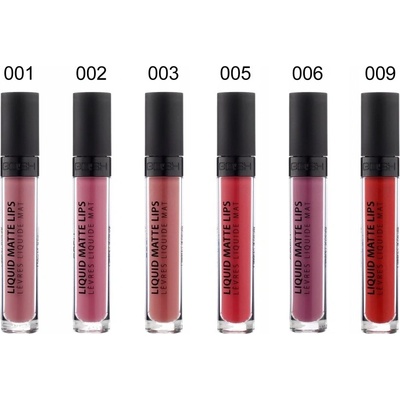Gosh Liquid Matte Lips matný tekutý rúž na pery 005 Red Carpet 4 ml