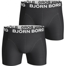 Björn Borg Shorts Solid 2P Čierny