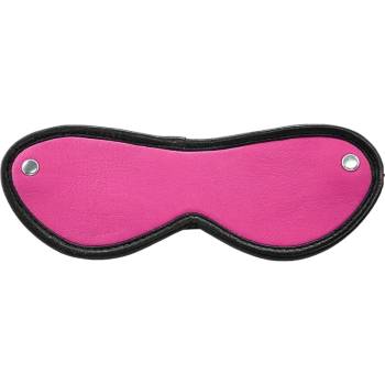 ostatní ROUGE Leather Blindfold Eye Mask Pink
