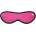 Rouge Leather Blindfold Eye Mask Pink