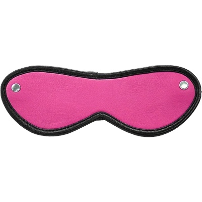 ostatní ROUGE Leather Blindfold Eye Mask Pink