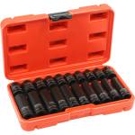 VERKE Комплект къси и дълги ударни вложки 1/2" 10-19mm 20бр 66325 (V39464)