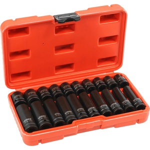VERKE Комплект къси и дълги ударни вложки 1/2" 10-19mm 20бр 66325 (V39464)