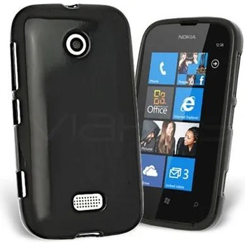 Nokia Lumia 510 Силиконов Калъф Черен + Протектор