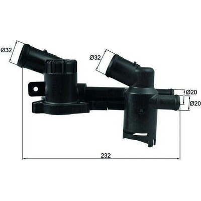 Termostat, chladivo MAHLE TH 52 (TH52)