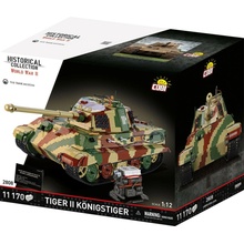 COBI 2808 World War II Německý těžký tank Pz.Kpfw TIGER II Ausf. B KÖNIGSTIGER 1:12