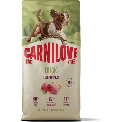 Carnilove True Fresh Puppy s kachnou 2 x 12 kg
