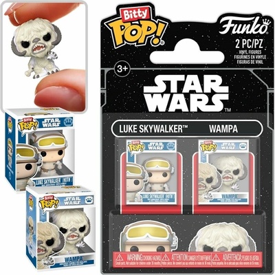 Funko Bitty Pop! 2 Pack Star Wars Luke Skywalker / Wampa