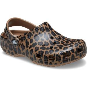 Crocs Детски сандали Crocs Kid's Classic Animal Clog Sandals - Sepia / Leopard - размер 28-29 (EU) (702-5411-0118)