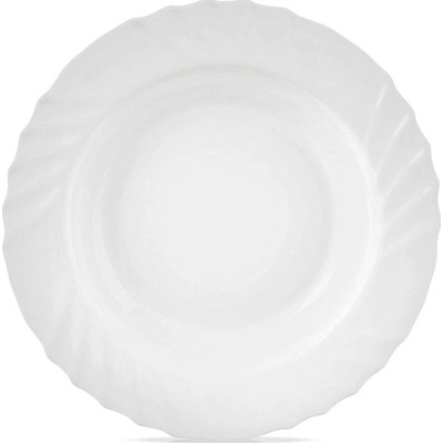 Talíř opál. sklo hluboký LUNA vlnky pr. 23 cm