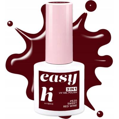 Červený hybridní lak na nehty HI HYBRID 620 Sweet Red Wine