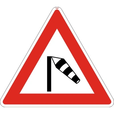 Dopravní Značka A16 velká Boční vítr
