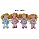 Sun-Day Rag doll 20cm 4 patterns 156457 MIX price for 1 piece